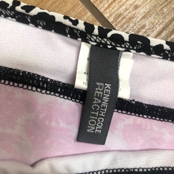 NWT Kenneth Cole Reaction ($46) BRIGHT Bikini Swim Hipster Bottom W/mesh Ruffle. - Picture 4 of 8